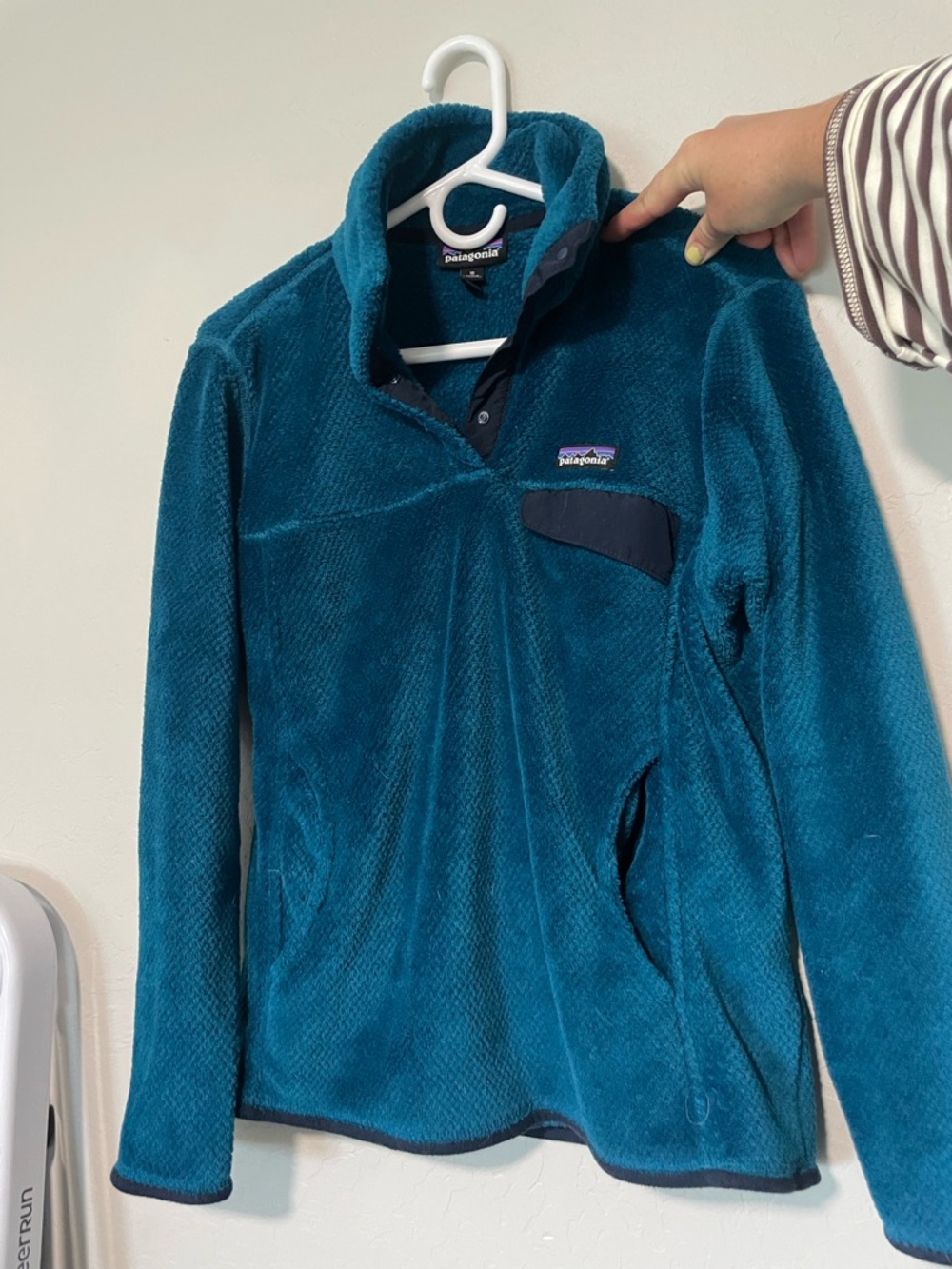 Patagonia Teal Fleece Pullover
